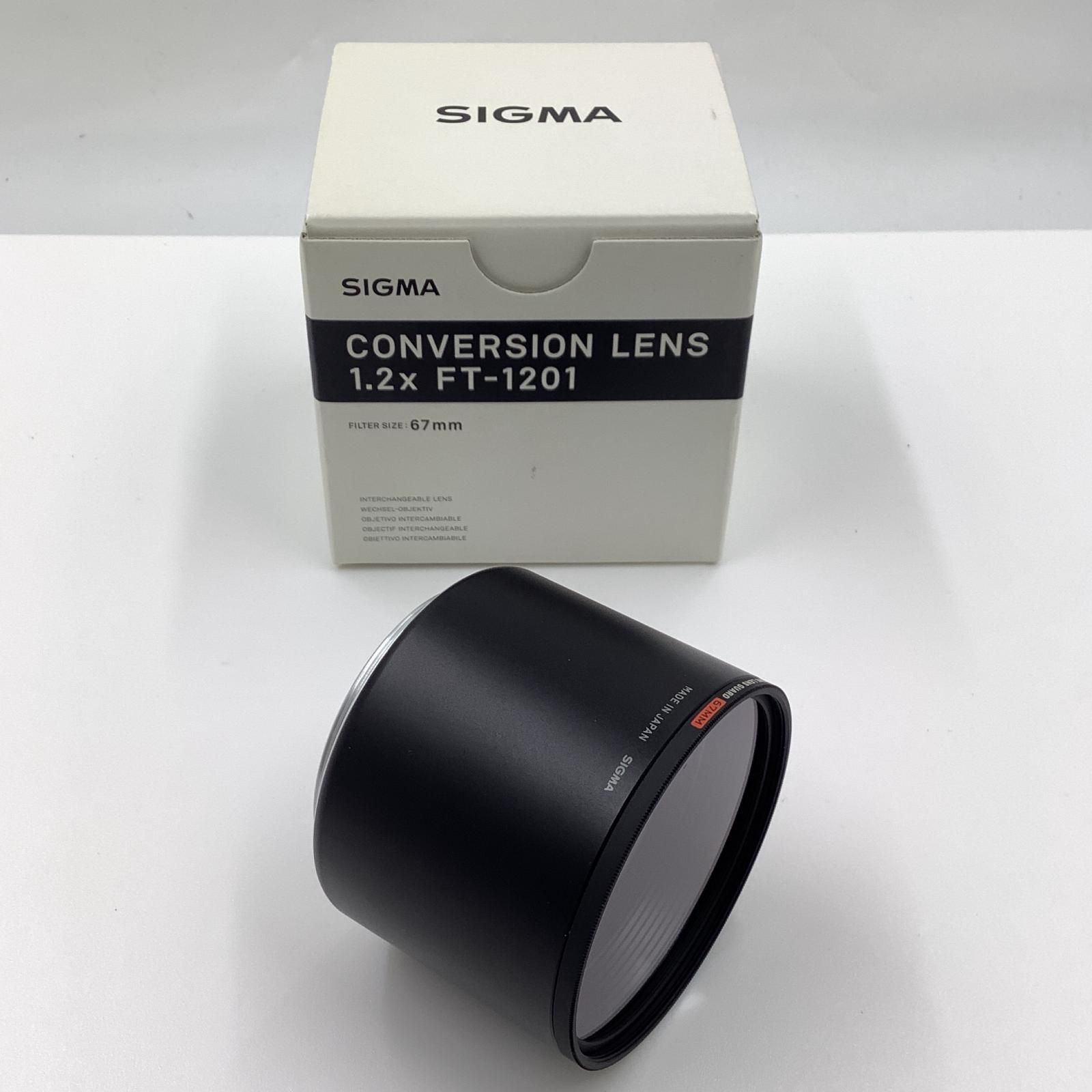 全額返金保証】【最速発送】SIGMA コンバージョンレンズ FT-1201 超美 
