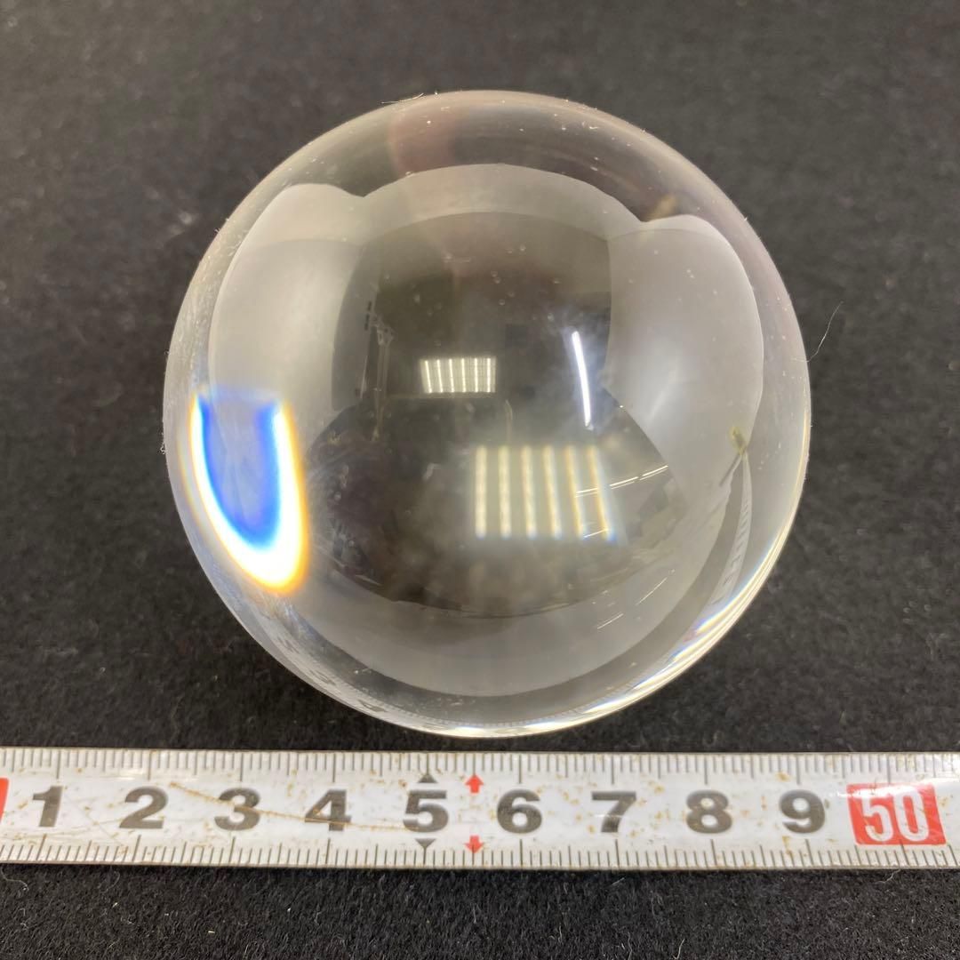 本水晶玉 直径約61㎜ 321g 東さ6-0812