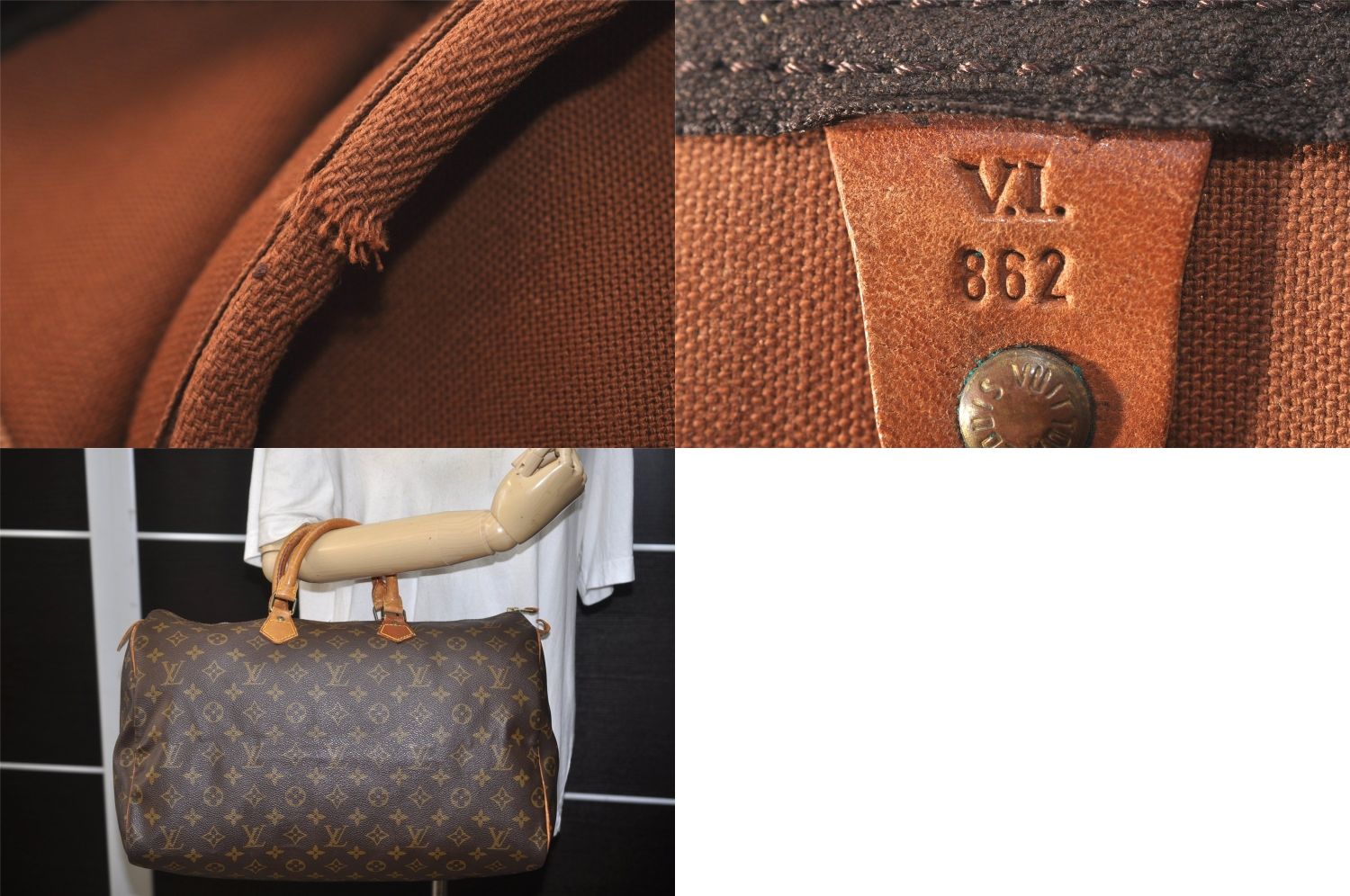 LOUIS VUITTON ルイヴィトン モノグラム スピーディ 40 ハンド