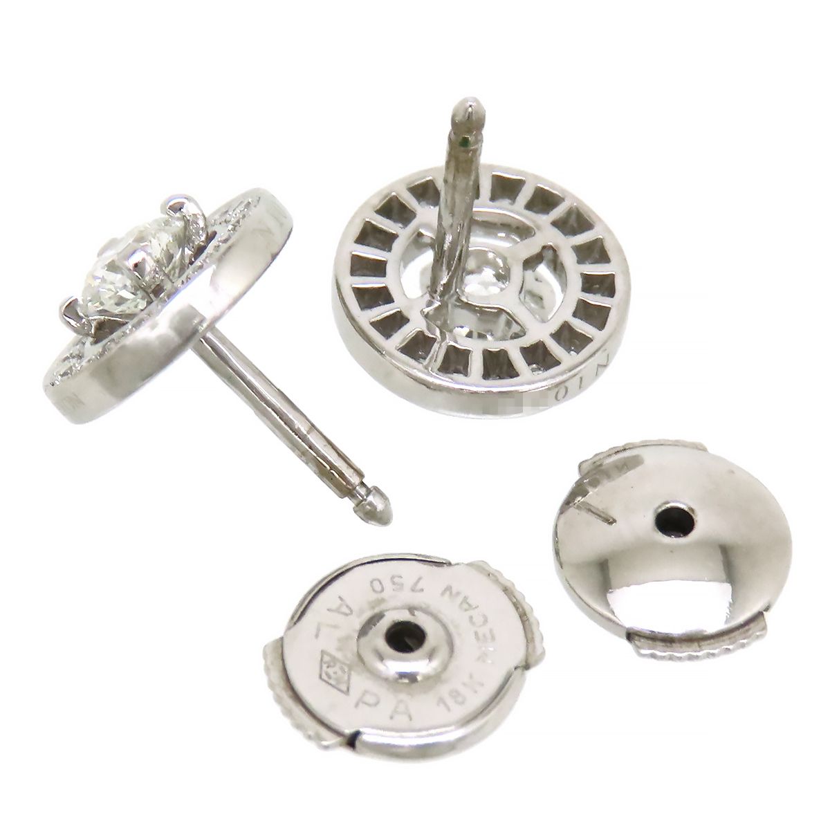 ブシュロン アバ ロンド ピアス 750 18K K18WG レディース Boucheron ジュエリー FORTGASGNV_COM_BR