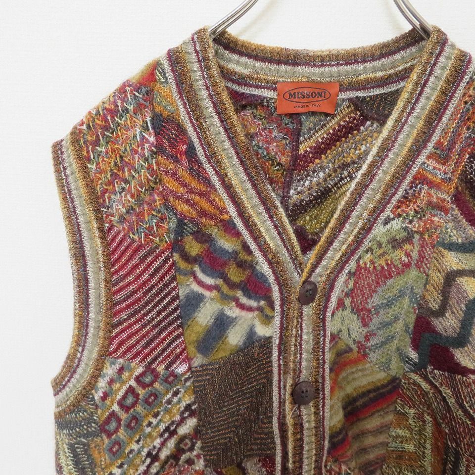 ミッソーニ MISSONI ヴィンテージ ニット ベスト w917541ss - メルカリ