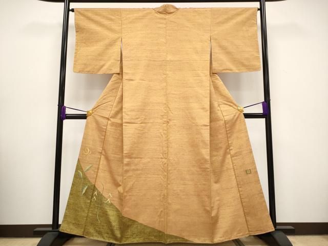 能洲紬・上島洋山-訪問着-絲藝苑・山ぶどう柄・ますいわ屋・トールサイズ美品-M5 楽天市場】能 州 紬 上島 洋 山の通販