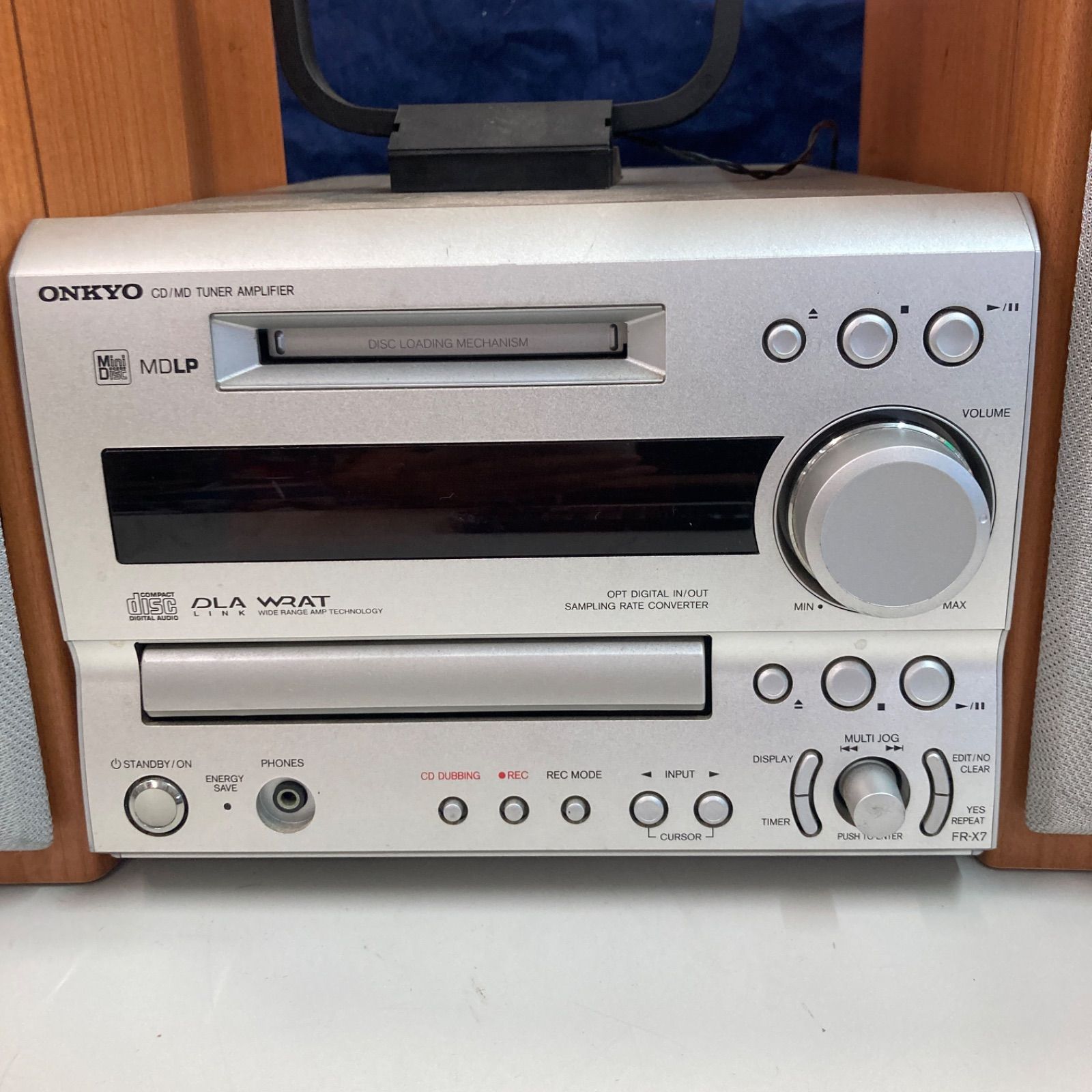 ONKYO ミニコンポ CD MD ラジオ（ジャンク） ジャンク ONKYO システムコンポ オーディオ機器 CD MD