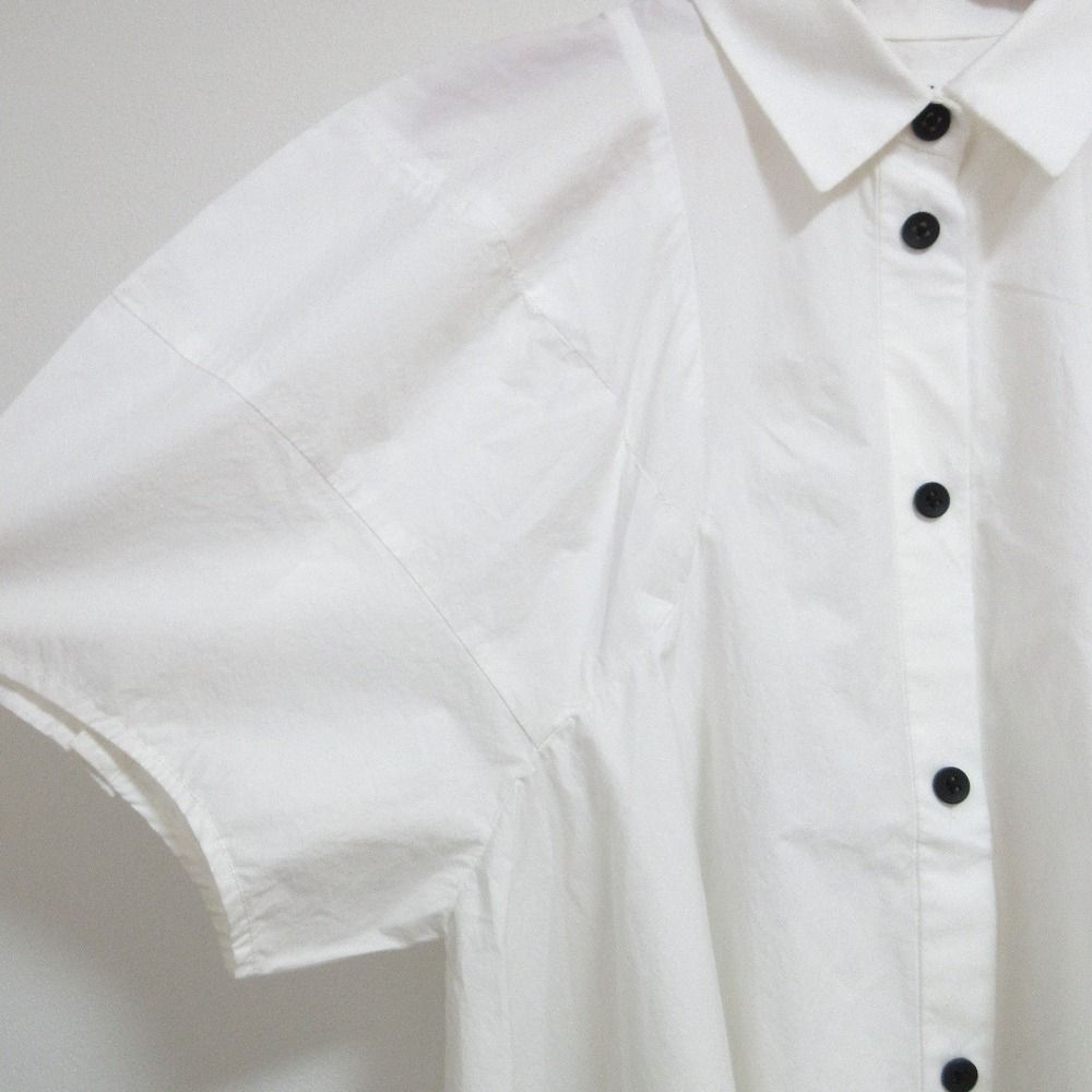 良品 24SS ENFOLD エンフォルド SILHOUETTE SHIRT ハーフ