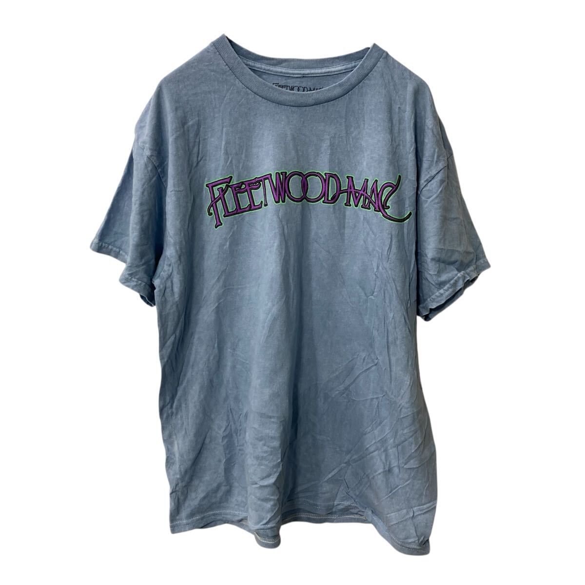 FLEETWOOD MAC 半袖 プリントTシャツ L ブルー フリートウッドマック 