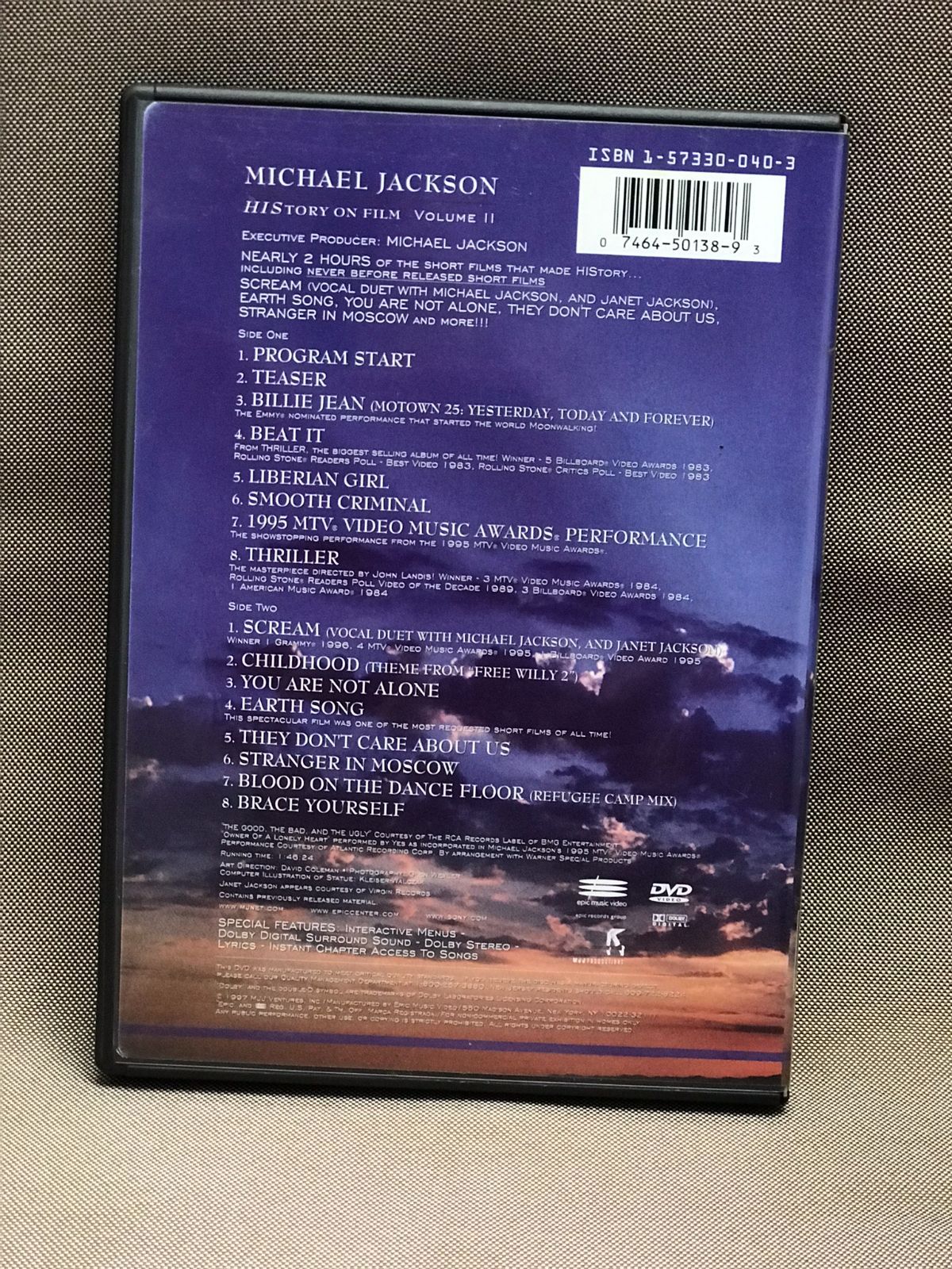 マイケル・ジャクソン ヒストリー・オン・フィルム VOLUME II History 