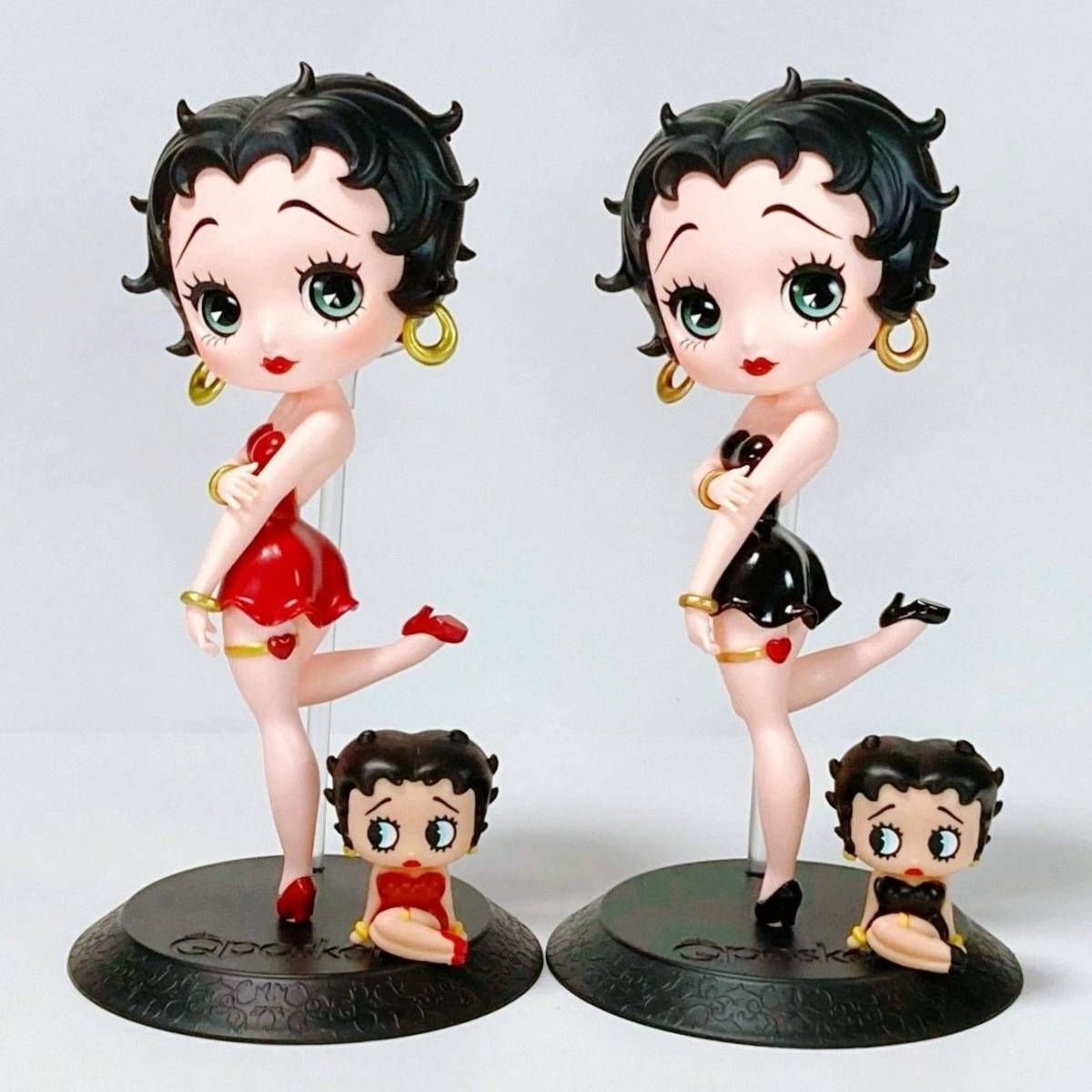 ベティちゃん ミニマスコット Betty Boop ブープ フィギュア 人形ドール オブジェ置物 ソフビ 店舗ディスプレイ ガチャ食玩 新品未開封 -  メルカリ