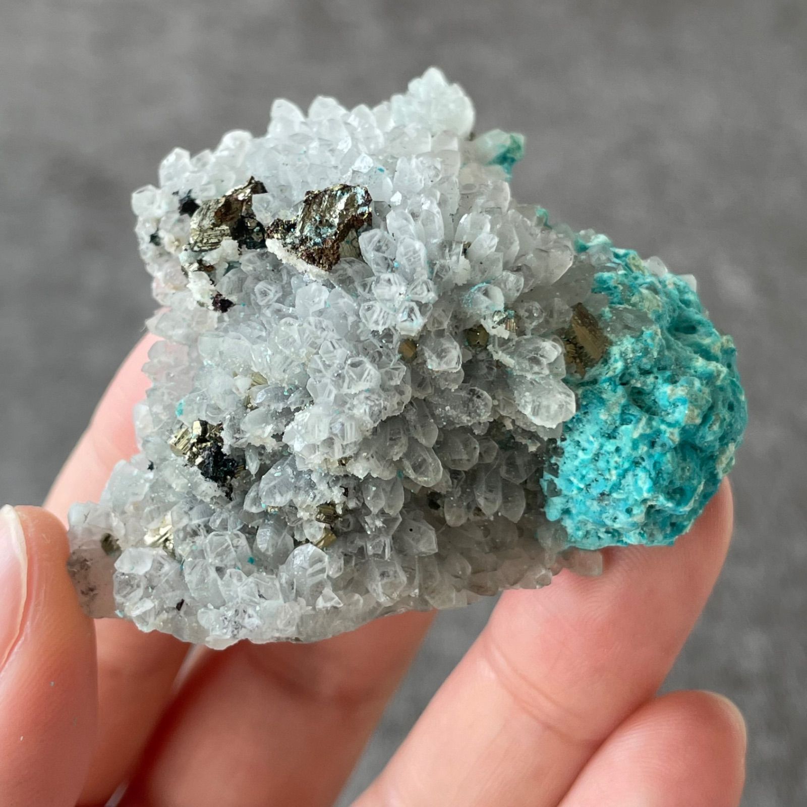 フォロー割あり】南アフリカ産♦︎Chrysocolla Clear Quartz