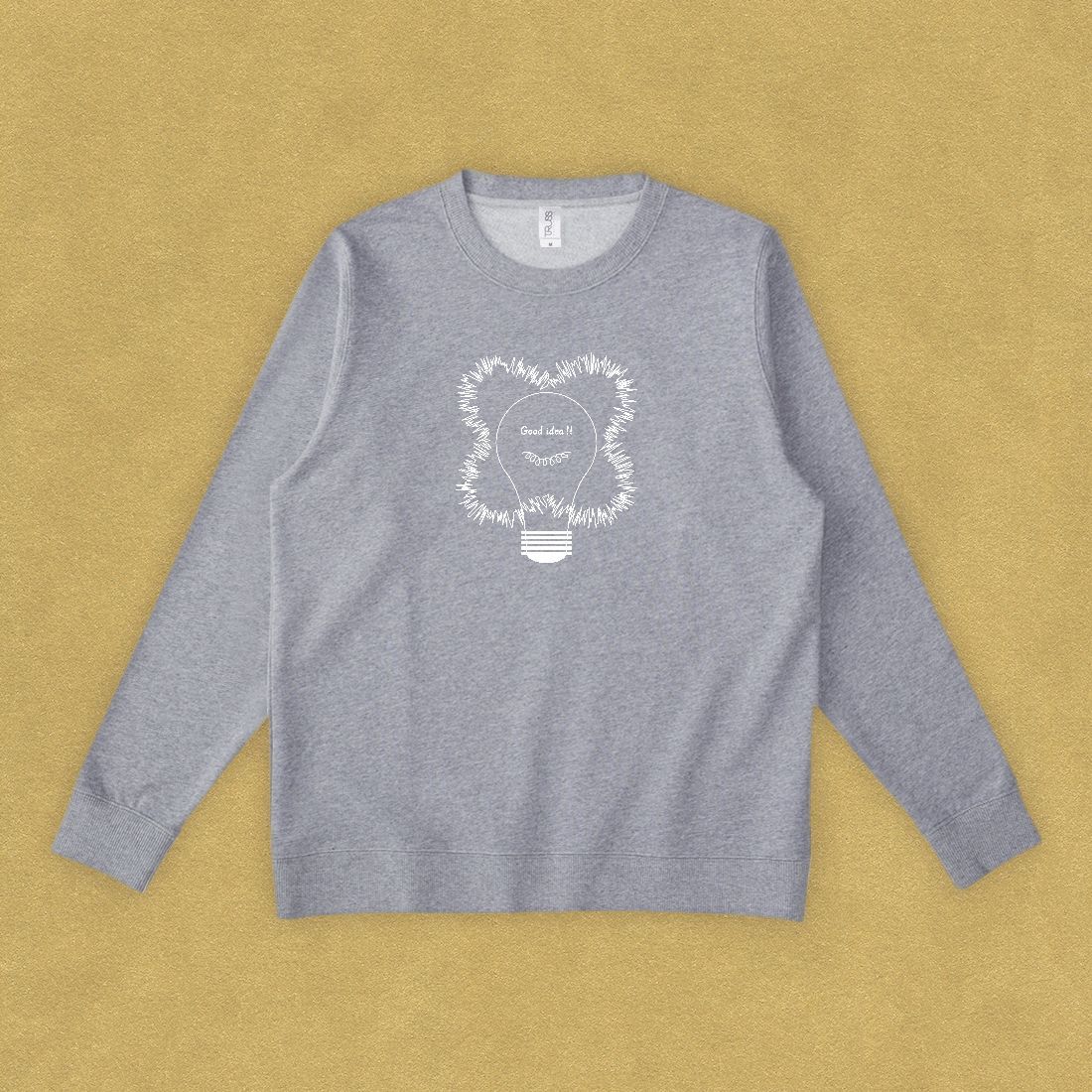 グラフィックスウェット　Good idea Black -Sweat-