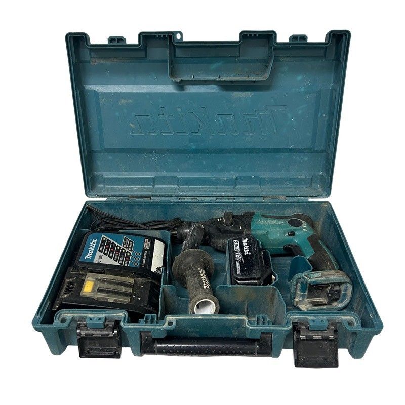 makita マキタ 充電式ハンマドリル HR165DRTX 18V ブルー バッテリー BL1850×1個 充電器 DC18RC 動作 済 42510K100
