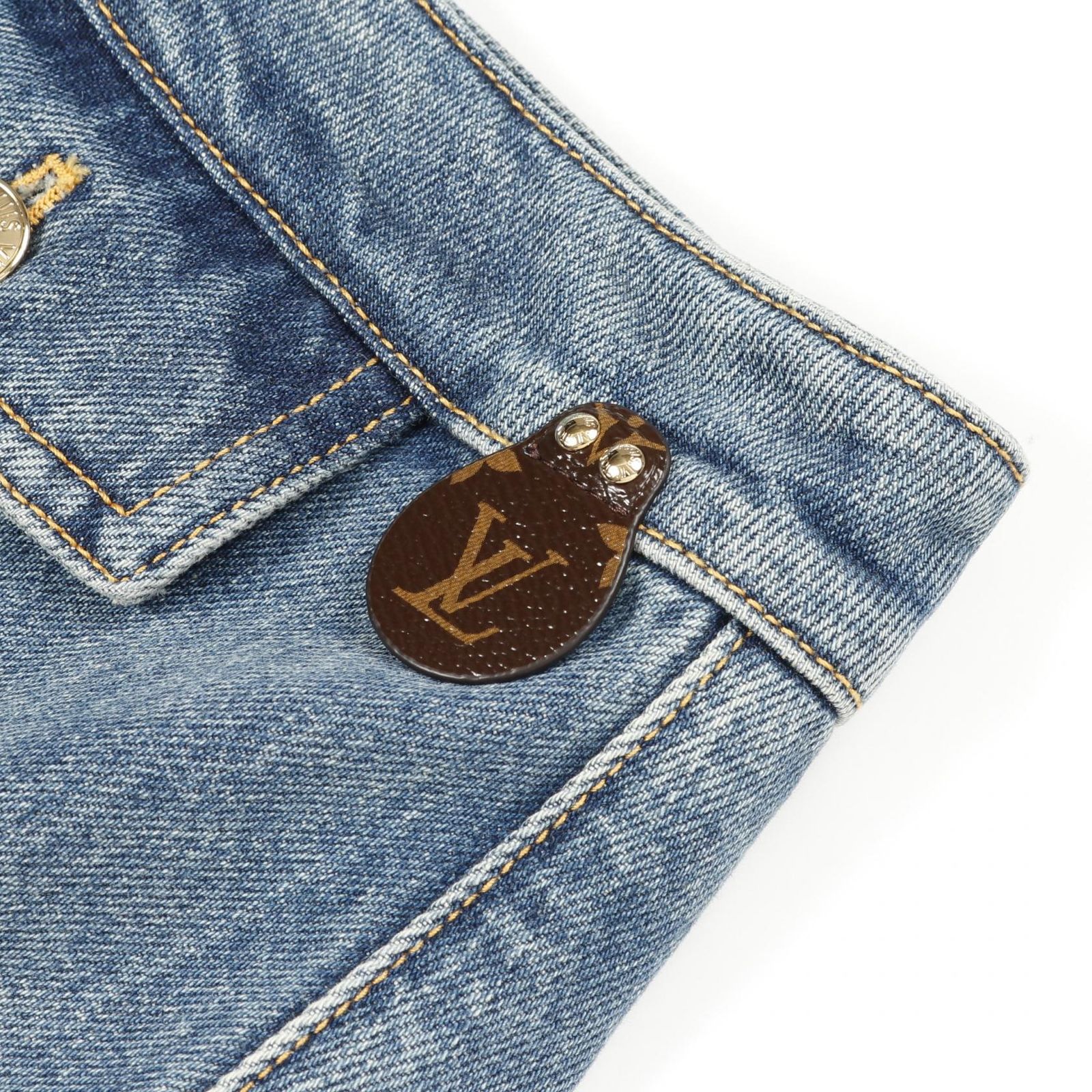 ルイ・ヴィトン LOUIS VUITTON スカート ボタンフロント ミニ