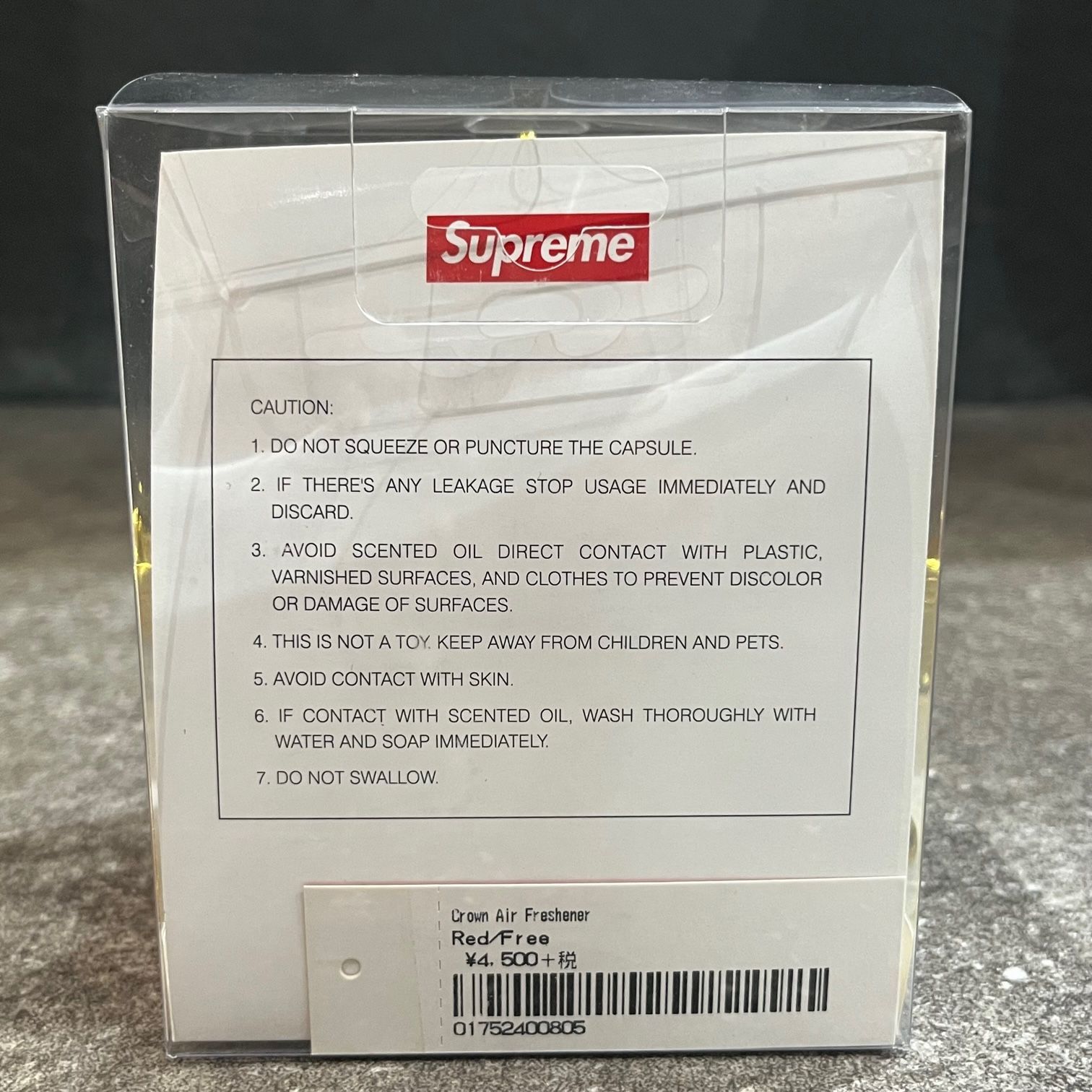 Supreme Crown Air Freshener　王冠　19SS Supreme Crown Air Freshener Red Black Cherry SS 19 | eBay