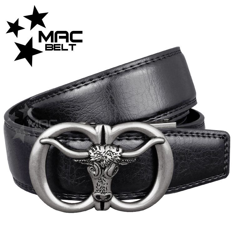 ベルト メンズ 本革 ヴィンテージ アメカジ ブランド カウボーイ ウエスタン おしゃれ 大きいサイズ 穴なし 無段階 オートロック MBS-203sv-BK