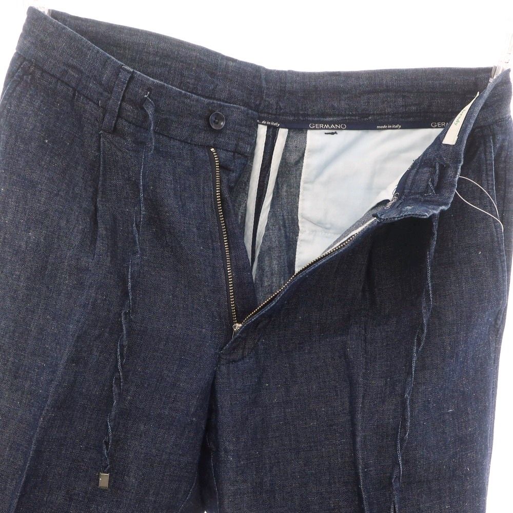 【未使用】Germano BeamsF コットンリネン　スラックス BEAMS F（ビームスF）【タイムセール】【別注】GERMANO