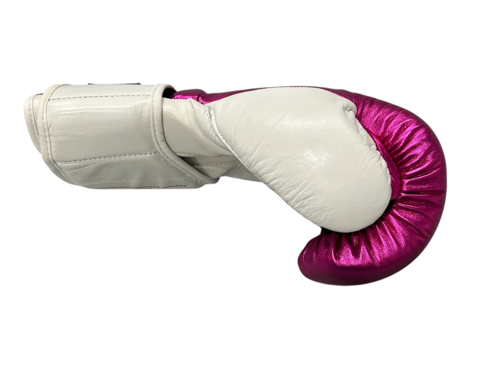 GRIT BOXING GLOVE METALLIC LEATHER PINK
