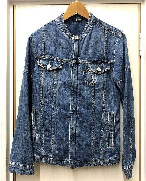 希少 DOLCE&GABBANA イタリア製 フルーツ柄 デニム ジャケット