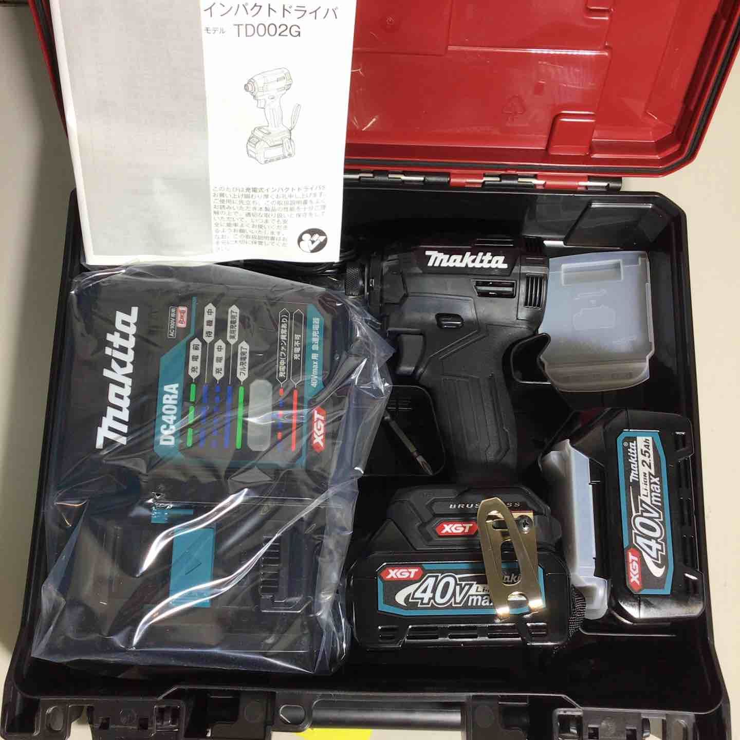 ♥品 マキタ makita コードレス インパクトドライバー TD002GRDX インパクト フルセット 純正 純正品 ブラック 黒 戸田店