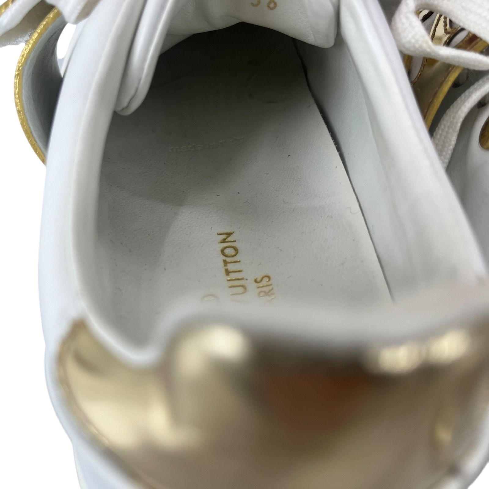 ルイヴィトン LOUIS VUITTON ベルクロ ロゴ スニーカー 靴 シューズ 36