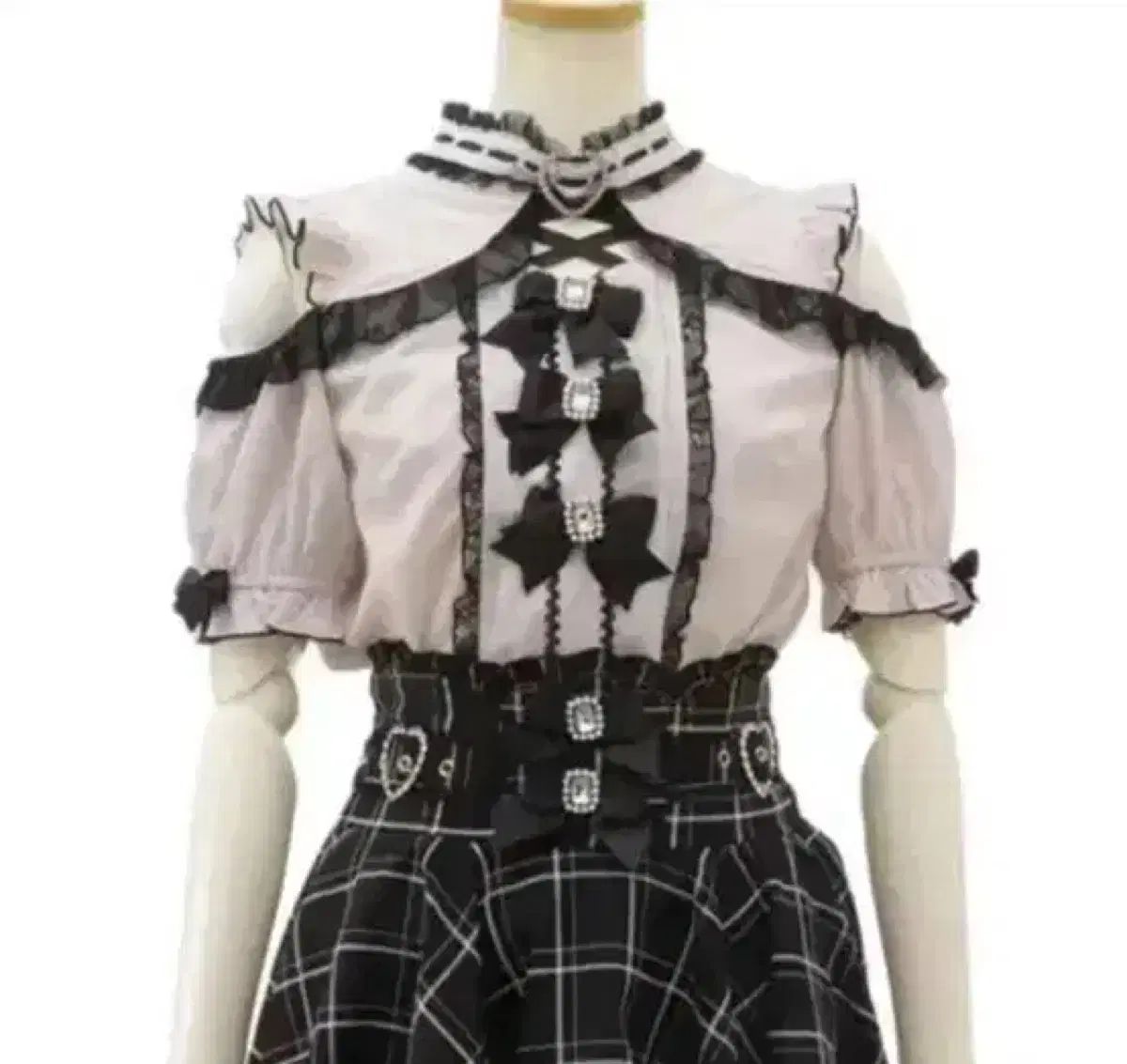 リズリサ 3連 リボン 半袖 ブラウス＋スカート まとめ 下げなし