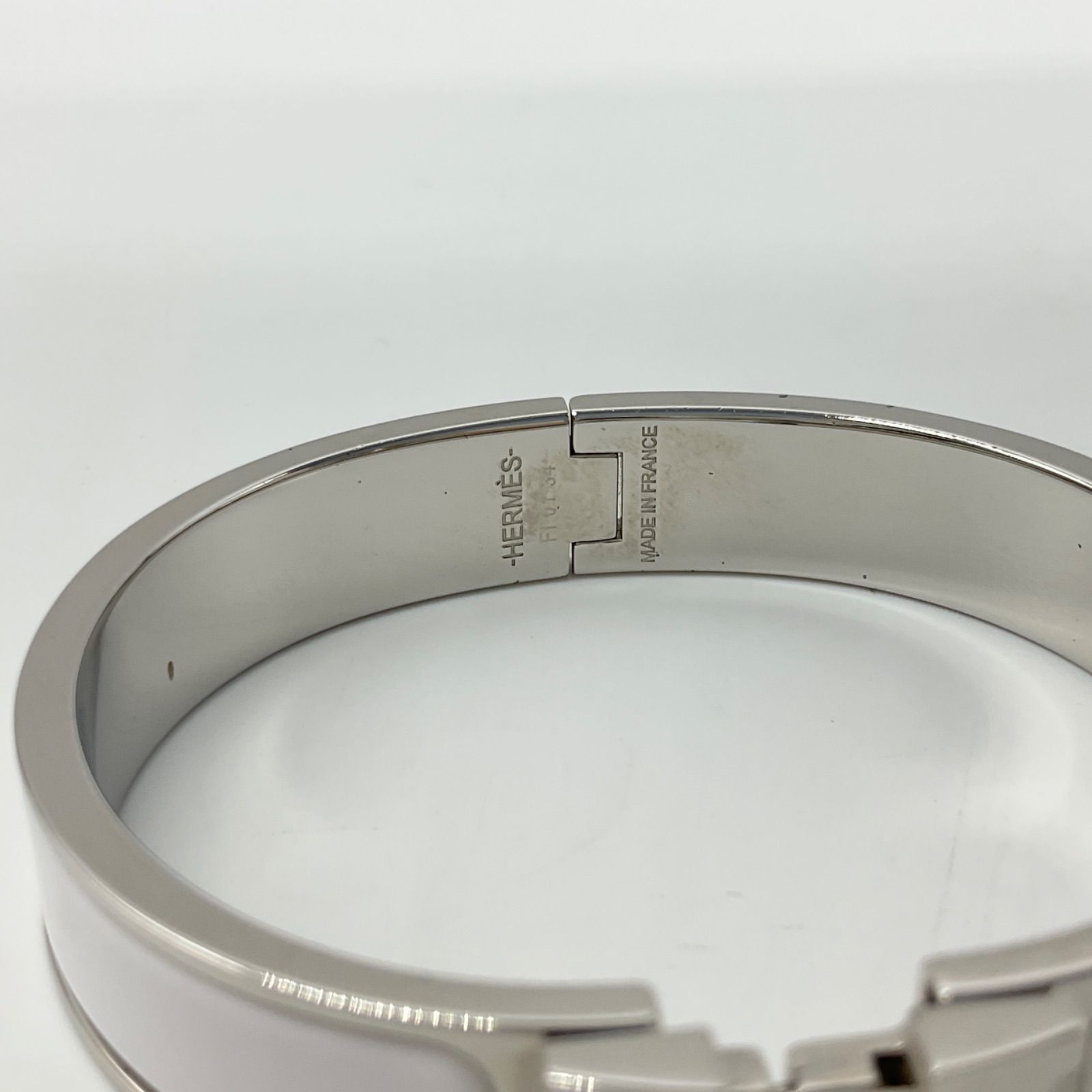 HERMES エルメス クリックH ピンク シルバー PM バングル HERMES(エルメス) クリッククラック Hバングル バングル