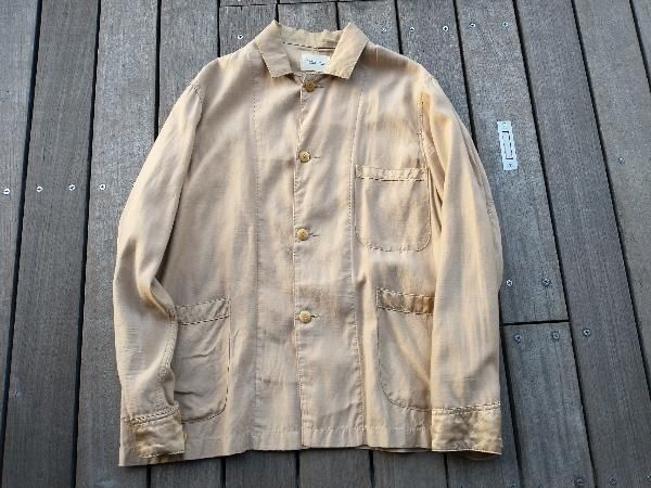 16ss CAL O LINE レーヨンシャツジャケット S キャルオーライン 