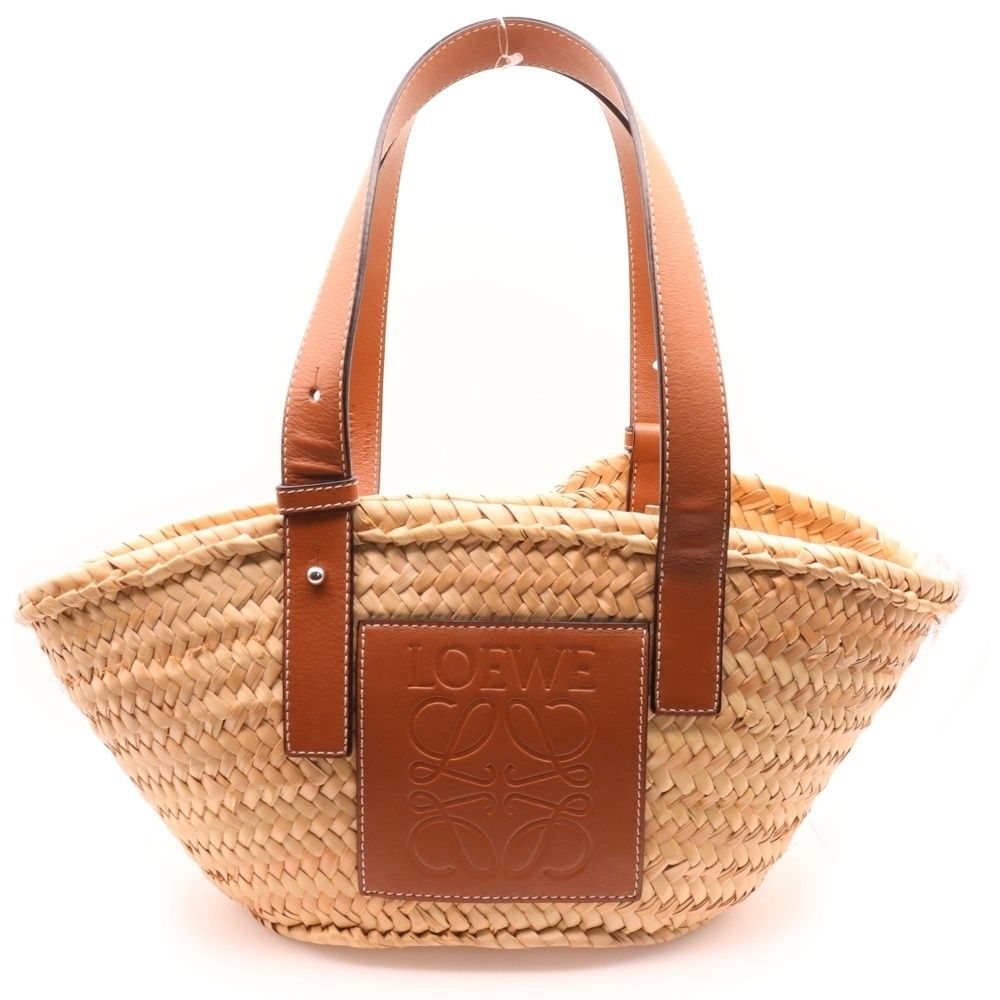 ロエベ かごバッグ トートバッグ オレンジ LOEWE (ロエベ) バスケット