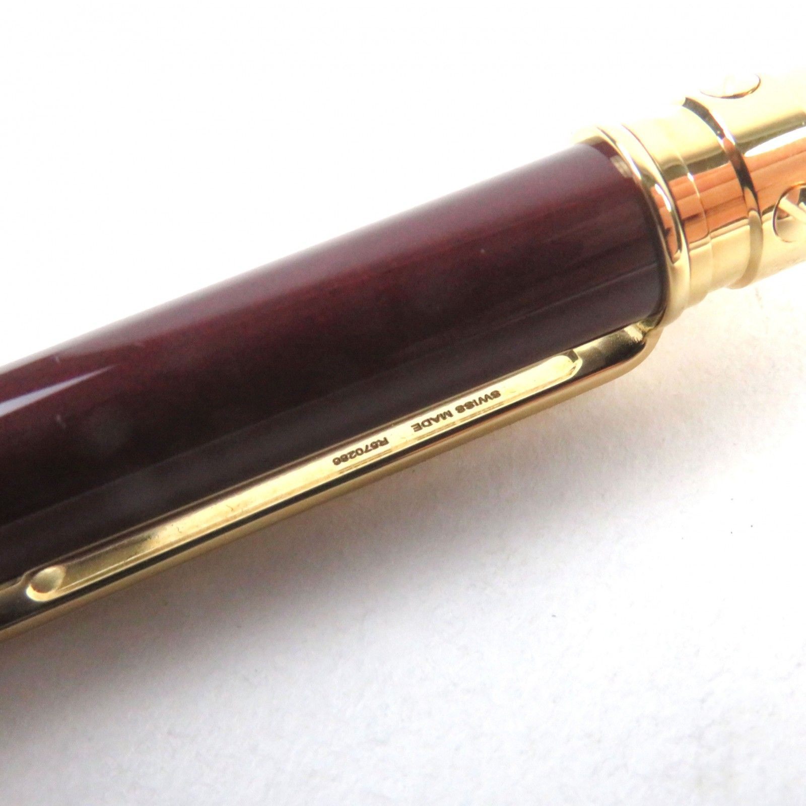 Cartier カルティエ サントス ボールペン ツイスト式 極美品○Cartier カルティエ サントス ドゥ カルティエ ロゴ刻印