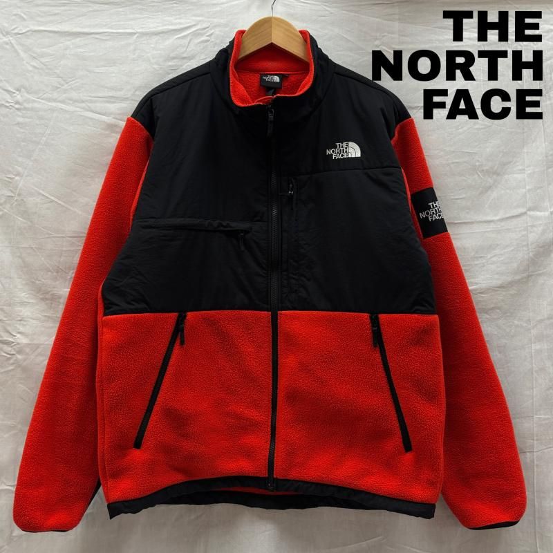 THE NORTH FACE ザノースフェイス ジャケット 上着 ジャンパー ブルゾン NA71831 DENALI JACKET フリース ナイロン コンビ スタンド デナリ ジャケット 黒 赤 ブラック レッド