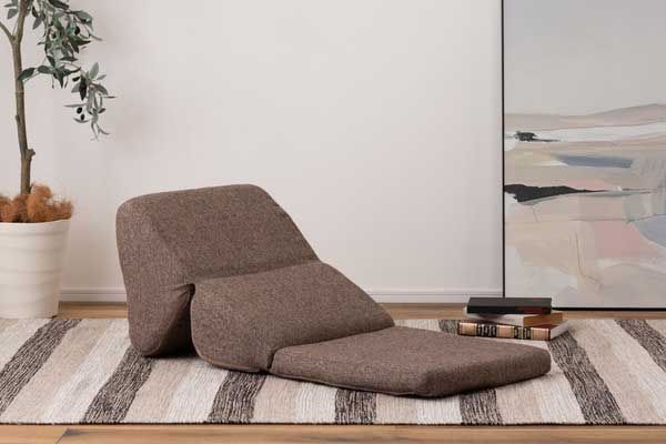 ツイードの3wayテレビ枕マット