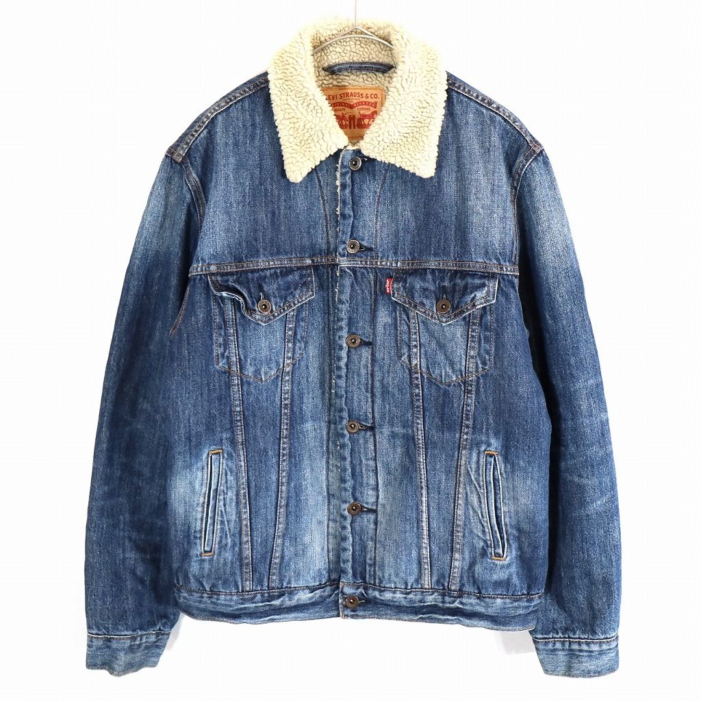 SALE/ Levi's リーバイス ボア デニムジャケット 防寒 アメカジ ライト