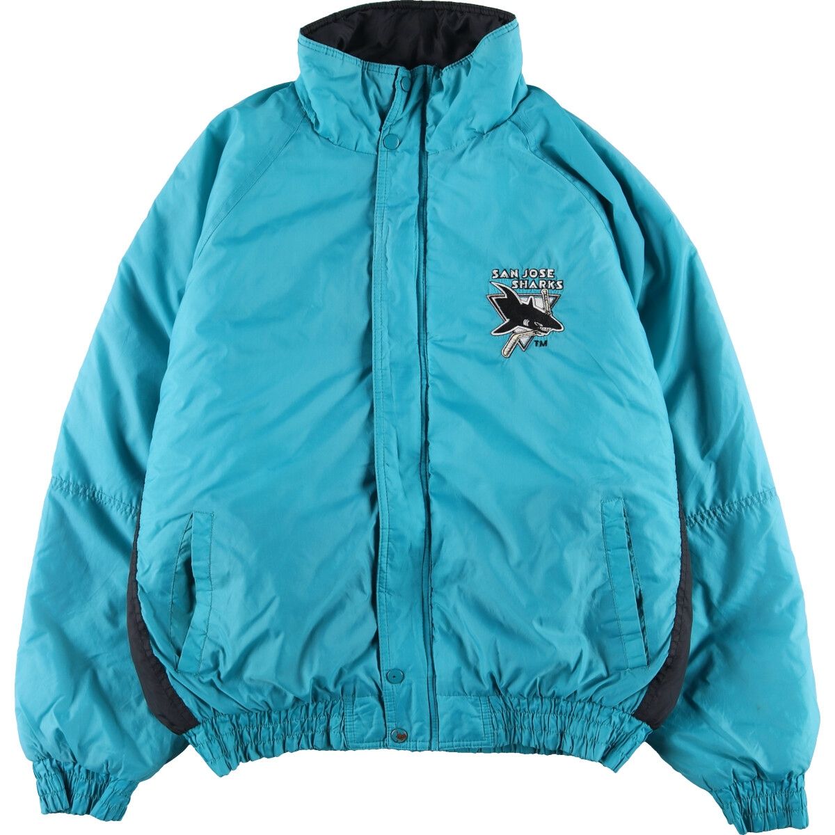 古着 COMPETITOR NHL SAN JOSE SHARKS サンノゼシャークス 中綿 
