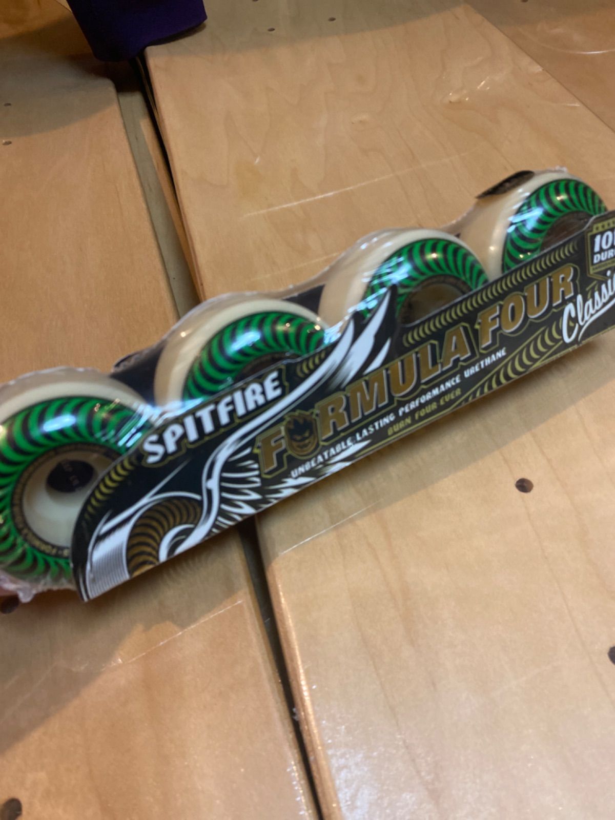 SPITFIRE 】F4 101D CLASSIC GRN PRINT 52mm スケートボード ウィール