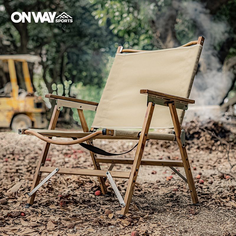 ONWAY SPORTS コットンローチェア OW-56C 収納ケース付 ブラック