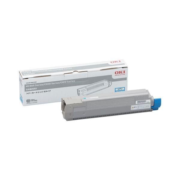 (まとめ）沖データ OKI トナーカートリッジS シアン TNR-C3KC3 1個〔×3セット〕