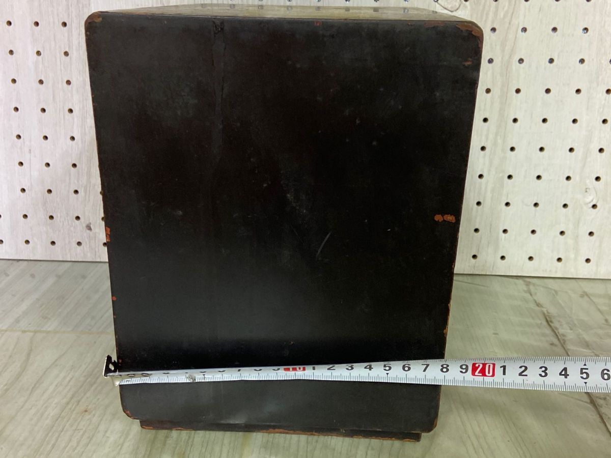 3-▲小引き出し 3段 3杯 螺鈿細工 アンティーク 家具 収納棚 引出し 書類入れ レターラック 什器 サイズ約高さ23.5×幅18.5×奥行25cm 3-△小引き出し 3段 3杯 螺鈿細工 アンティーク 家具 収納棚