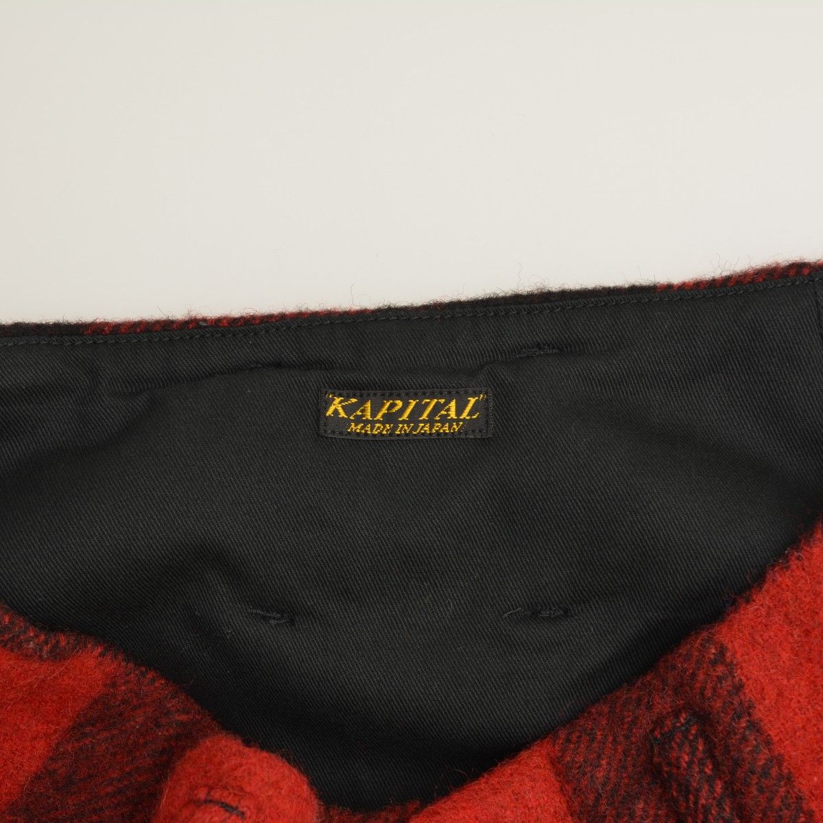 KAPITAL】チェックウールモラガウチョパンツ - メルカリ