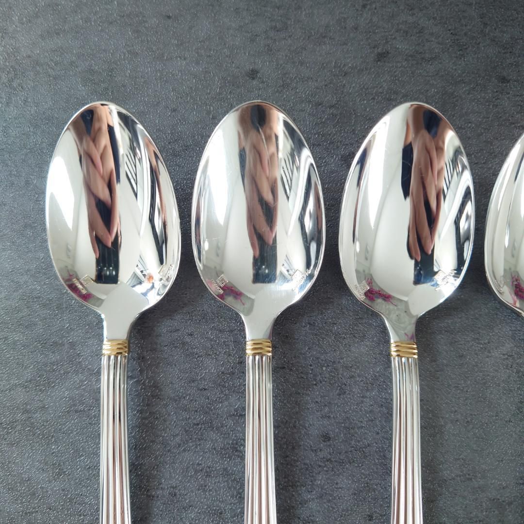 クリストフル アリアゴールドリング コーヒースプーン 6点