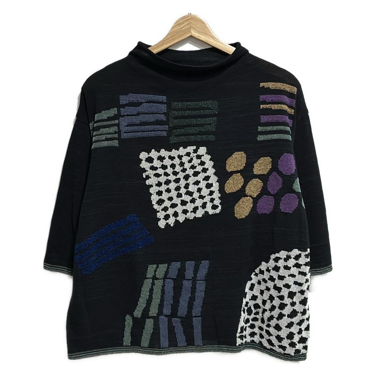 慈雨(ジウ/センソユニコ) 半袖セーター サイズ40 M レディース美品  