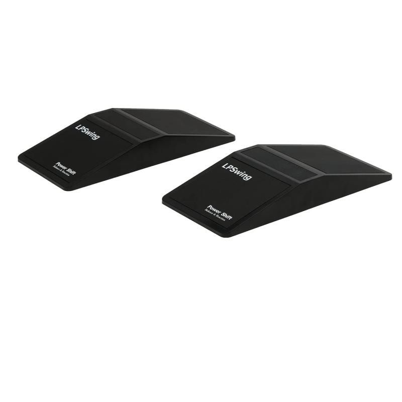 エルピースイング LPSwing パワーシフト 2個セット ゴルフ練習器具 ブラック ABS強化樹脂 ラバー 大人用 スポーツトレーニングボード