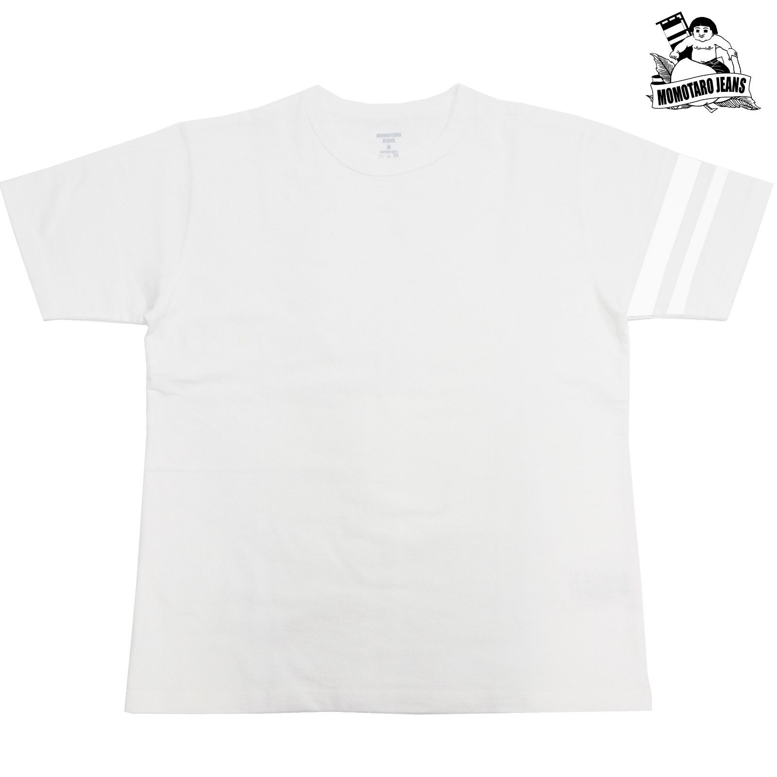 桃太郎ジーンズ 出陣ライン 半袖Tシャツ MZTS0002 ももたろう 桃太郎ジーンズ 出陣ライン 半袖Tシャツ MZTS0002 ももたろう