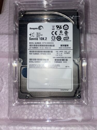 Seagate Savvio 10K.2 ST9146802SS 146GB 10000 RPM SAS 3Gb/s 2.5