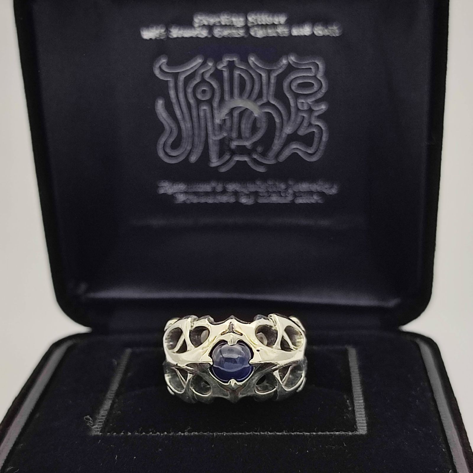 美品】JAP工房 一馬 リング サファイア 9920 STERLINGSILVER シルバー 