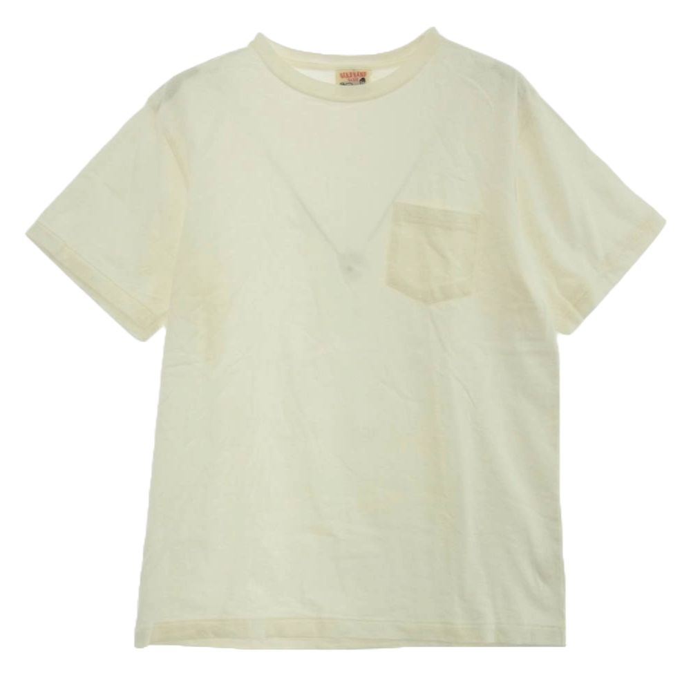 GLADHAND u0026 Co. グラッドハンド クルーネック 半袖 ポケット Tシャツ オフホワイト系 M【中古】