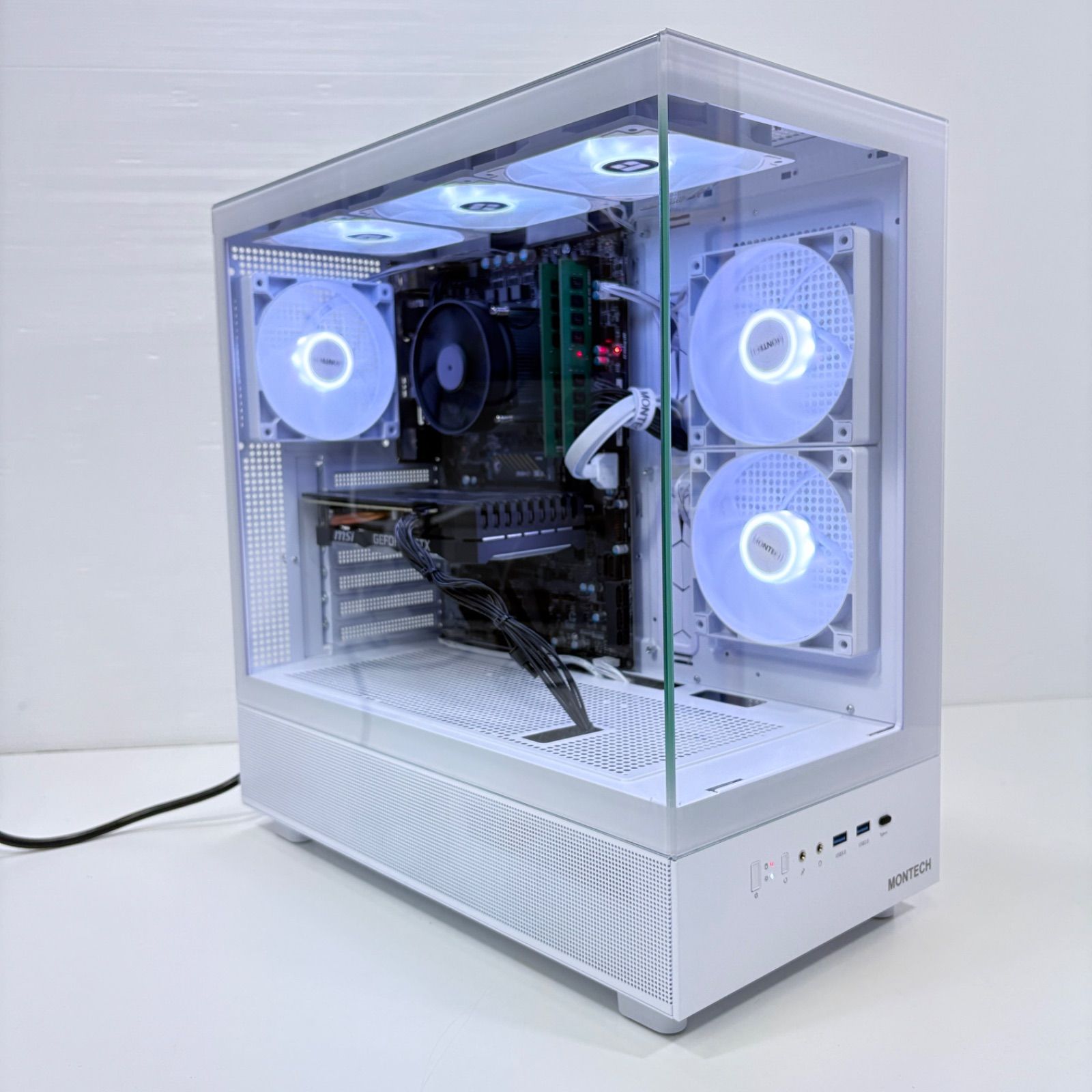 自作ゲーミングPC Core i7 6700K GTX1660super 16GB SSD512GB 新品ピラーレスケース