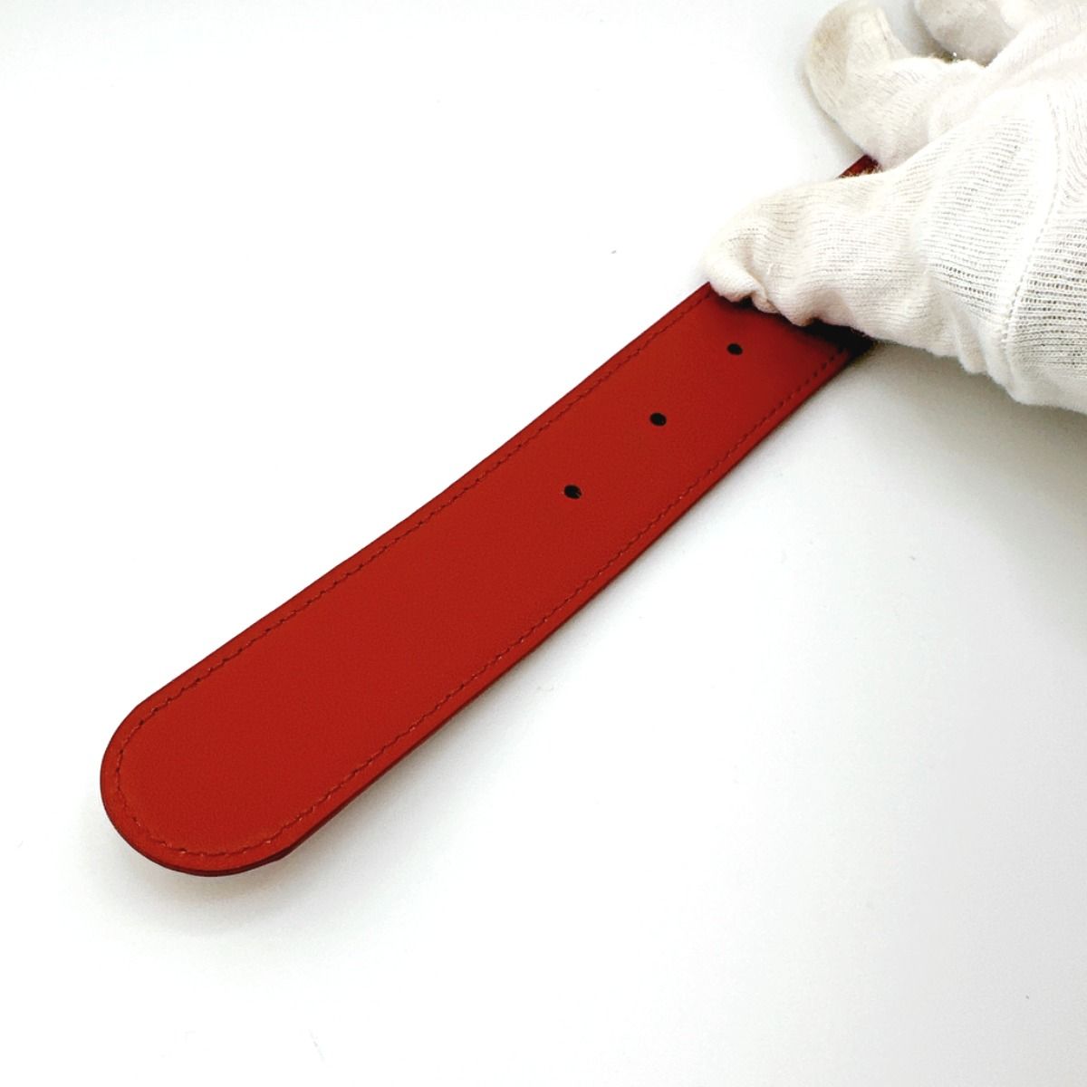 クロコダイル MHM-0005 HCP社 GERBERA ベルト CROCODILE レッド - メルカリ