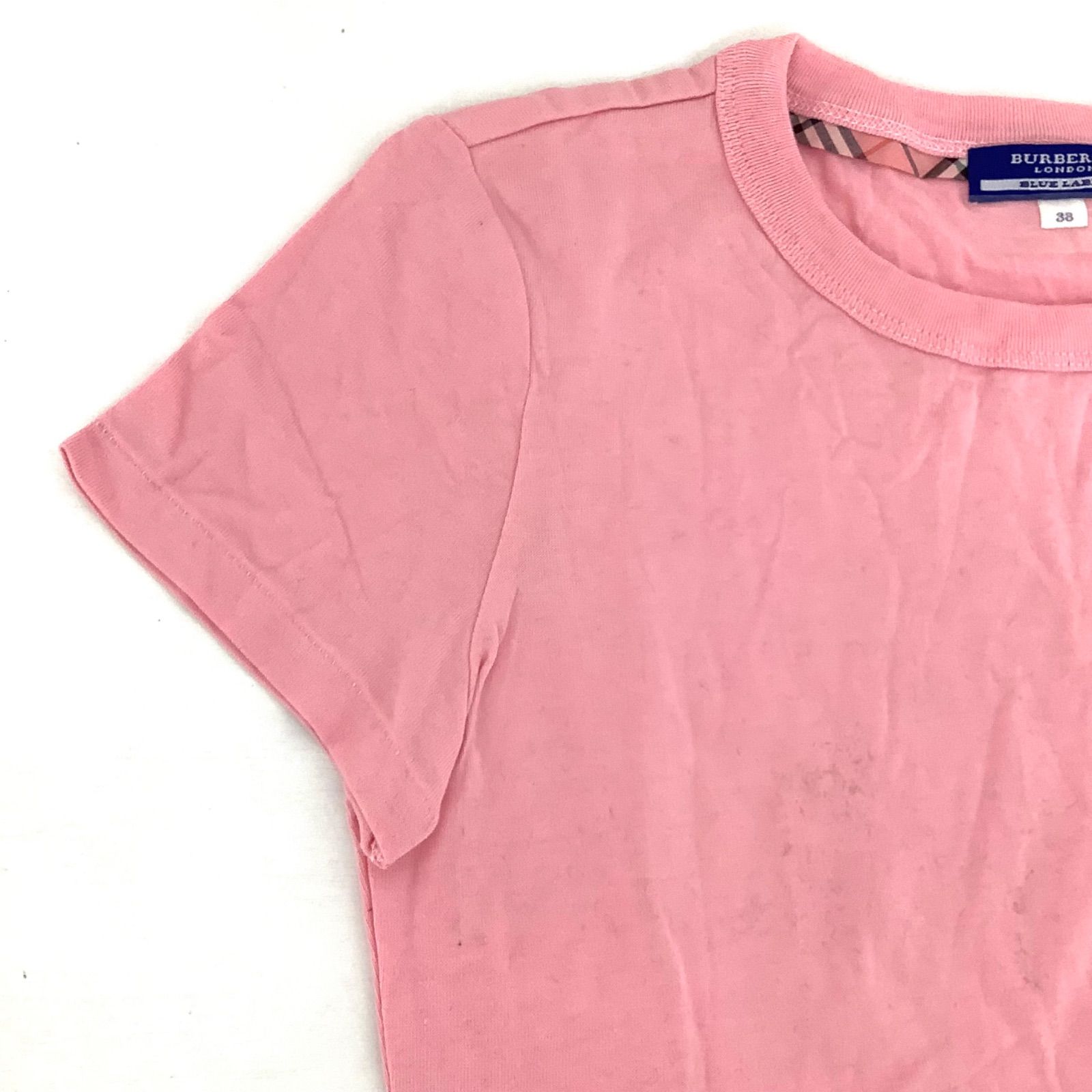 BURBURRY(バーバリー)　カットソー(38サイズ(М))　半袖 ✨タグ付き✨BURBERRY バーバリー トップス 半袖Tシャツ サイズ