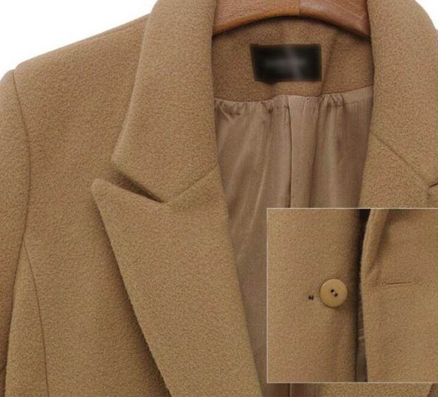 種類1：グレー/XL チェスターコート Pコート ロング アウター コート