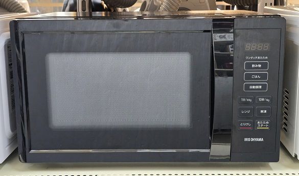 品 アイリスオーヤマ IRIS OHYAMA 電子レンジ 17L 50|60Hz共用 横開き ターンテーブル PMB-T178-B 2025年製 ブラック ○YR-19390○
