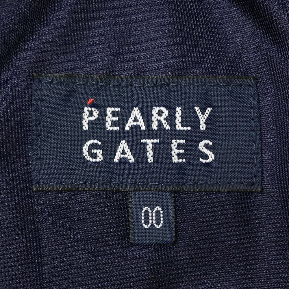 サイズ：00 PEARLY GATES パーリーゲイツ  裏地付き 裾プリーツスカート 総柄 ネイビー系 [240101471842] ゴルフウェア レディース ストスト サイズ：00 PEARLY GATES パーリーゲイツ 裏地付き 裾プリーツ