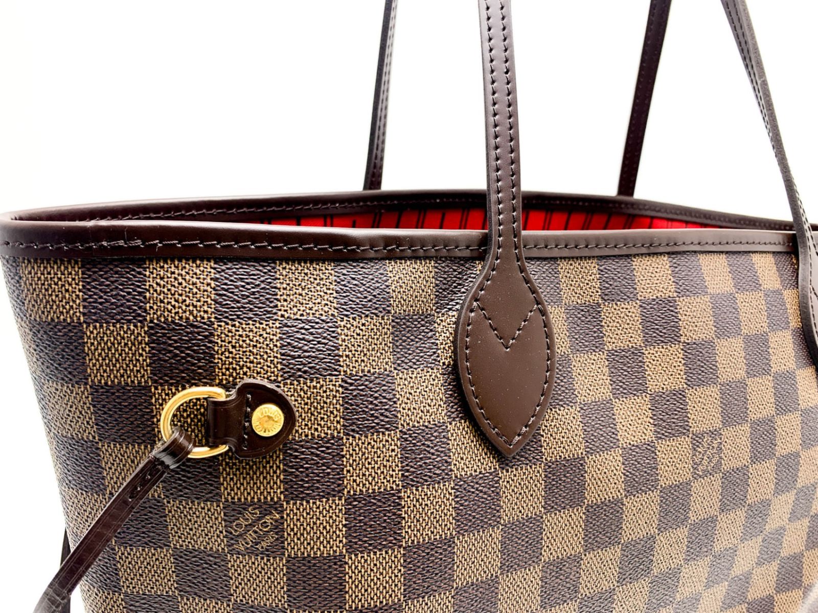 LOUIS VUITTON ルイヴィトン ダミエ ネヴァーフルMM 旧タイプ 内側  